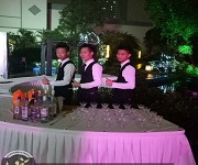 2017年3月7日【愛施華燈飾答謝晚宴酒會】王燦杰、王貴波、朱歡洪被聘請為調酒演出節目嘉賓！